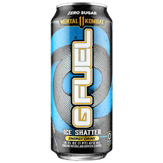G FUEL - Zero Sugar Energy Drink - Ice Shatter - Mortal Kombat (Blueberry Lemon Flavour)