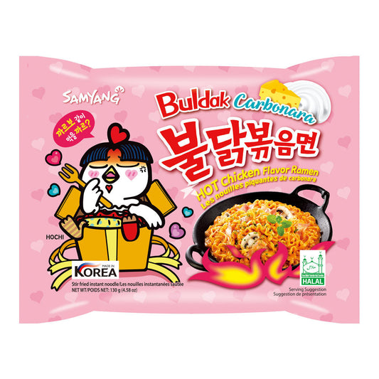 Samyang Buldak Hot Chicken Flavour Ramen - Carbonara