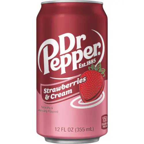 Dr Pepper Strawberries & Cream Soda