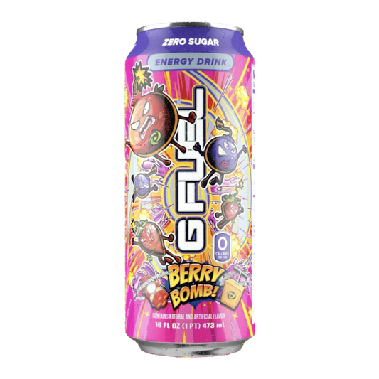 G FUEL - Zero Sugar Energy Drink - Berry Bomb (Strawberry & Blueberry Flavour)