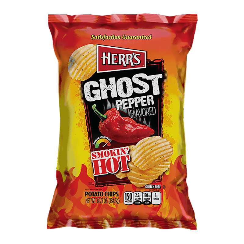 Herr's Smokin' Hot Ghost Pepper Potato Chips