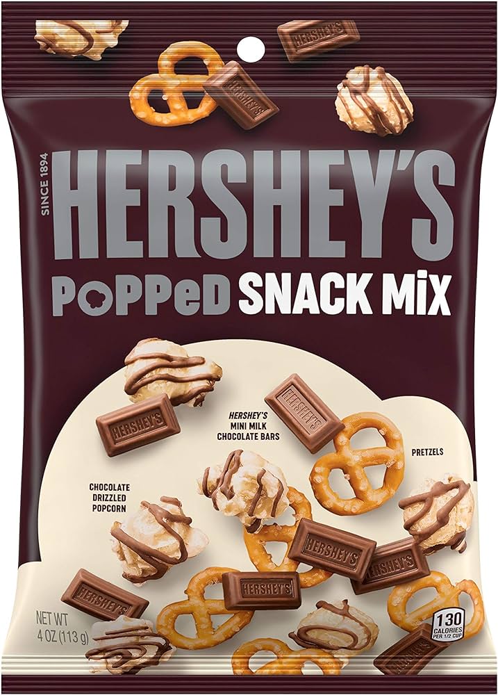 Hershey's Chocolate Popped Snack Mix