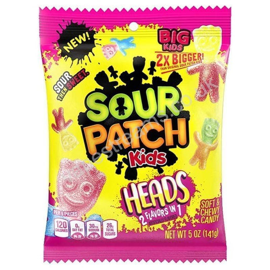 Sour Patch Kids Big Heads Peg Bag