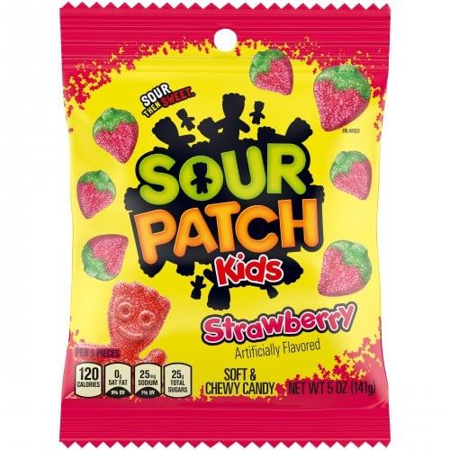 Sour Patch Kids Strawberry Peg Bag