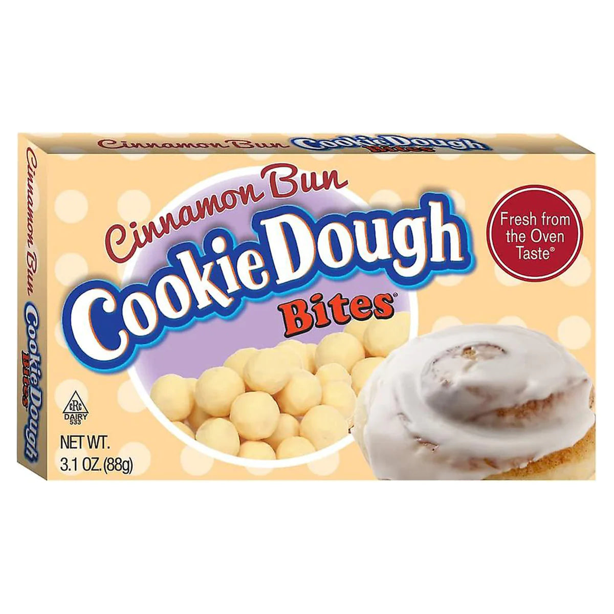 Cinnamon Bun Cookie Dough Bites