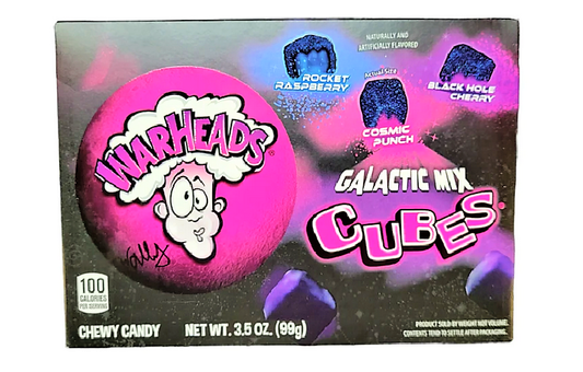 Warheads Galactic Cubes Theatre Box