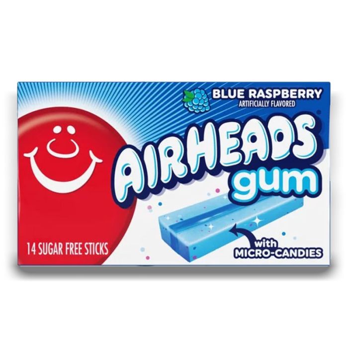 Airheads Gum Blue Raspberry