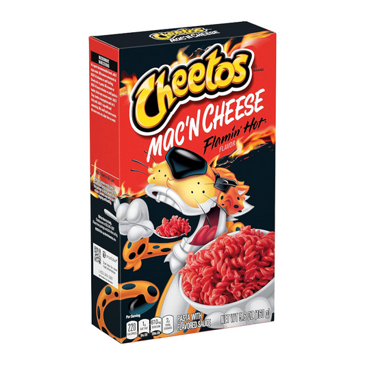 Cheetos Flamin' Hot Mac 'n Cheese Box