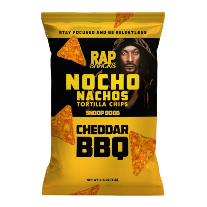 Rap Snacks Snoop Dogg Cheddar BBQ Nocho Nachos